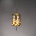 Scandinavian Glass Cylinder Pendant Light