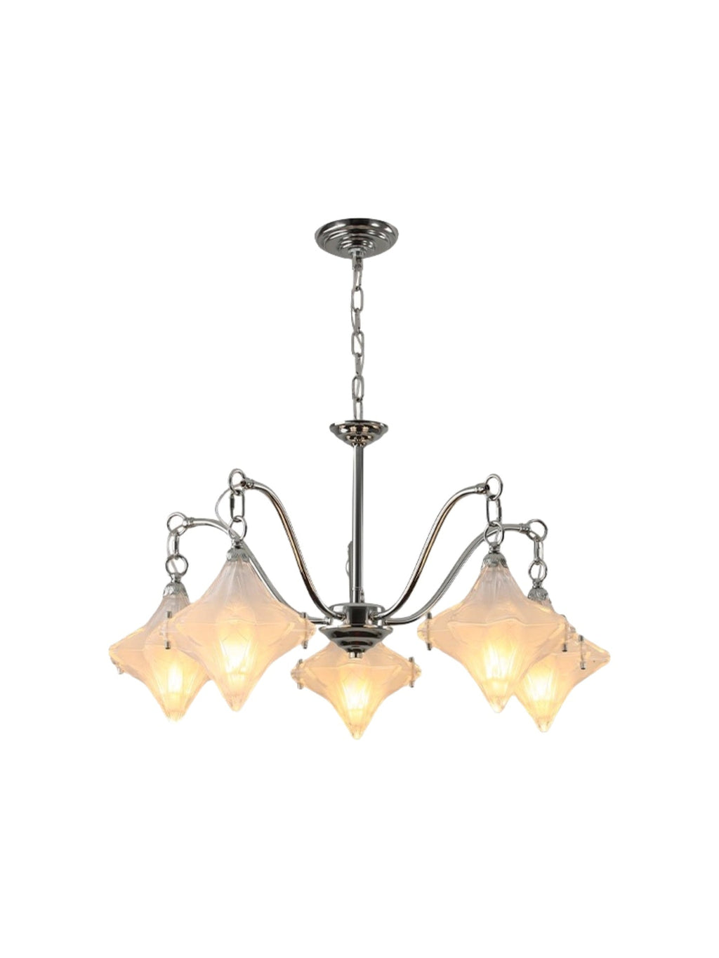 Art Deco Star Chandelier