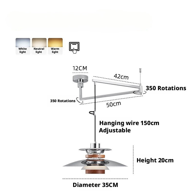 Designer Ring LED Pendant Light