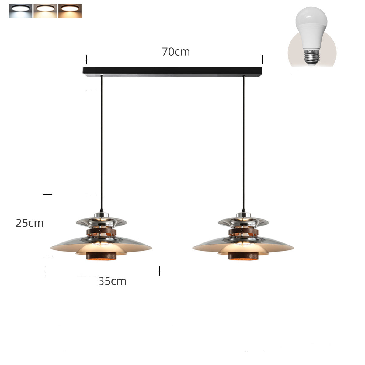 Designer Ring LED Pendant Light