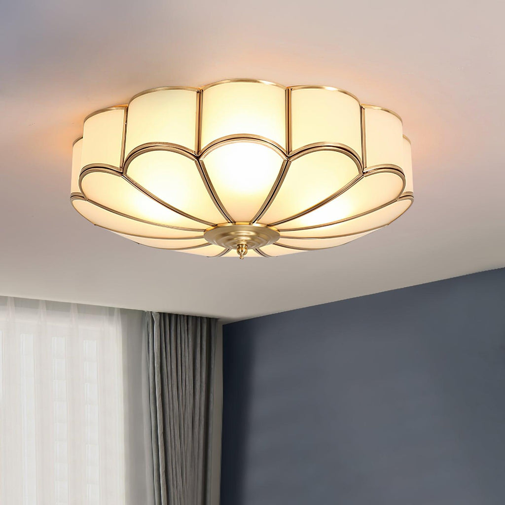 Blooming Glass Ceiling Light