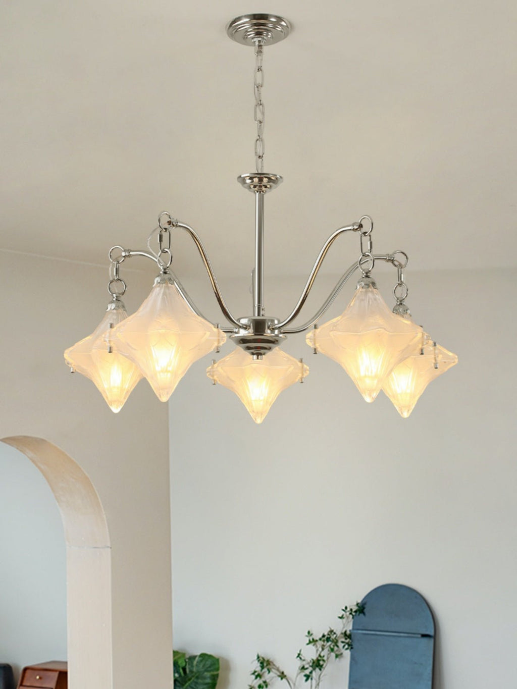 Art Deco Star Chandelier